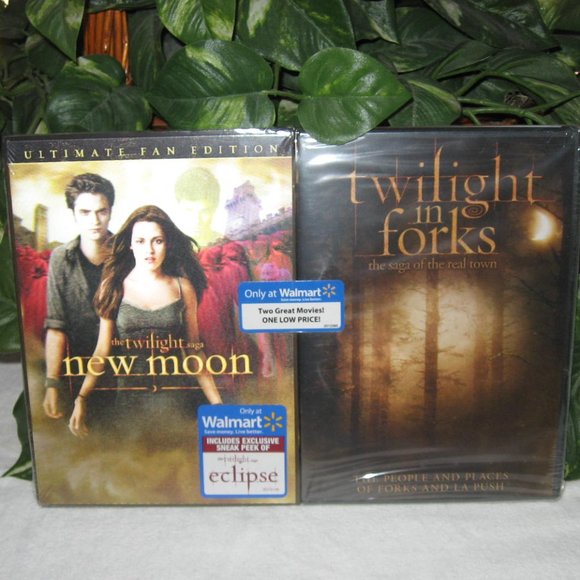 Twilight Saga New Moon & Twilight In Forks 2 DVD Set New Sealed - Picture 2 of 5